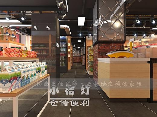 郑州生鲜超市装修公司|山西小桔灯果蔬超市设计案例