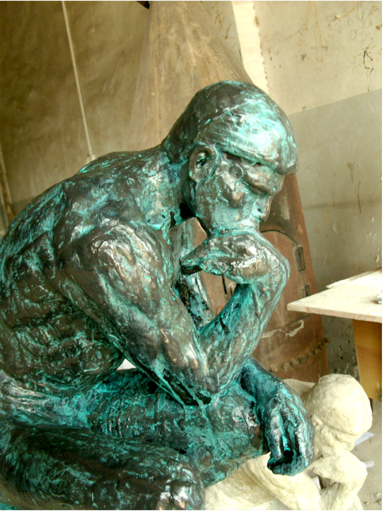 雕塑临摹-《思想者》