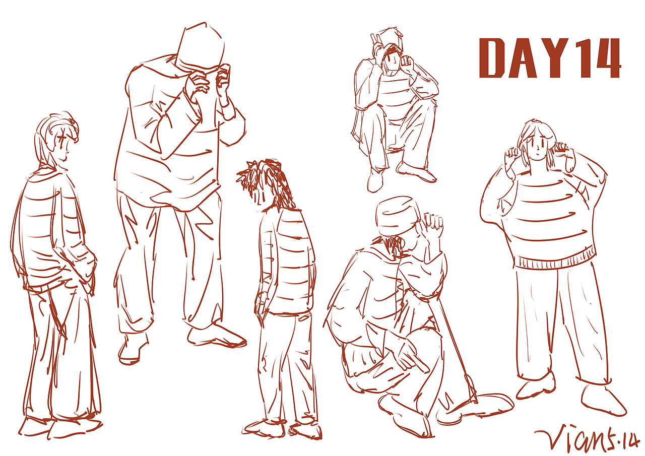 小零君60天人物速写打卡（图ZMjU1NzgyMTY0） - 创作习作 - 站酷设计师Vvviannn原创素材 - 站酷ZCOOL