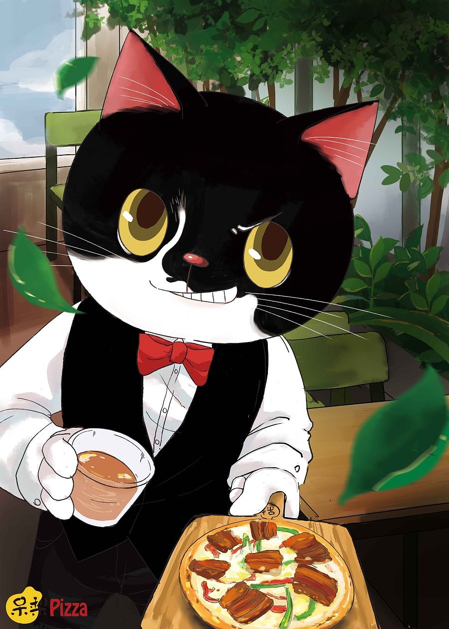 呆梨披萨的三只猫大爷之芝麻