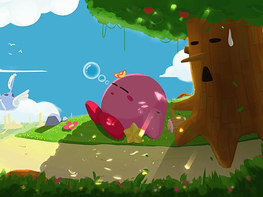 星之卡比 wii 维斯比 伍兹