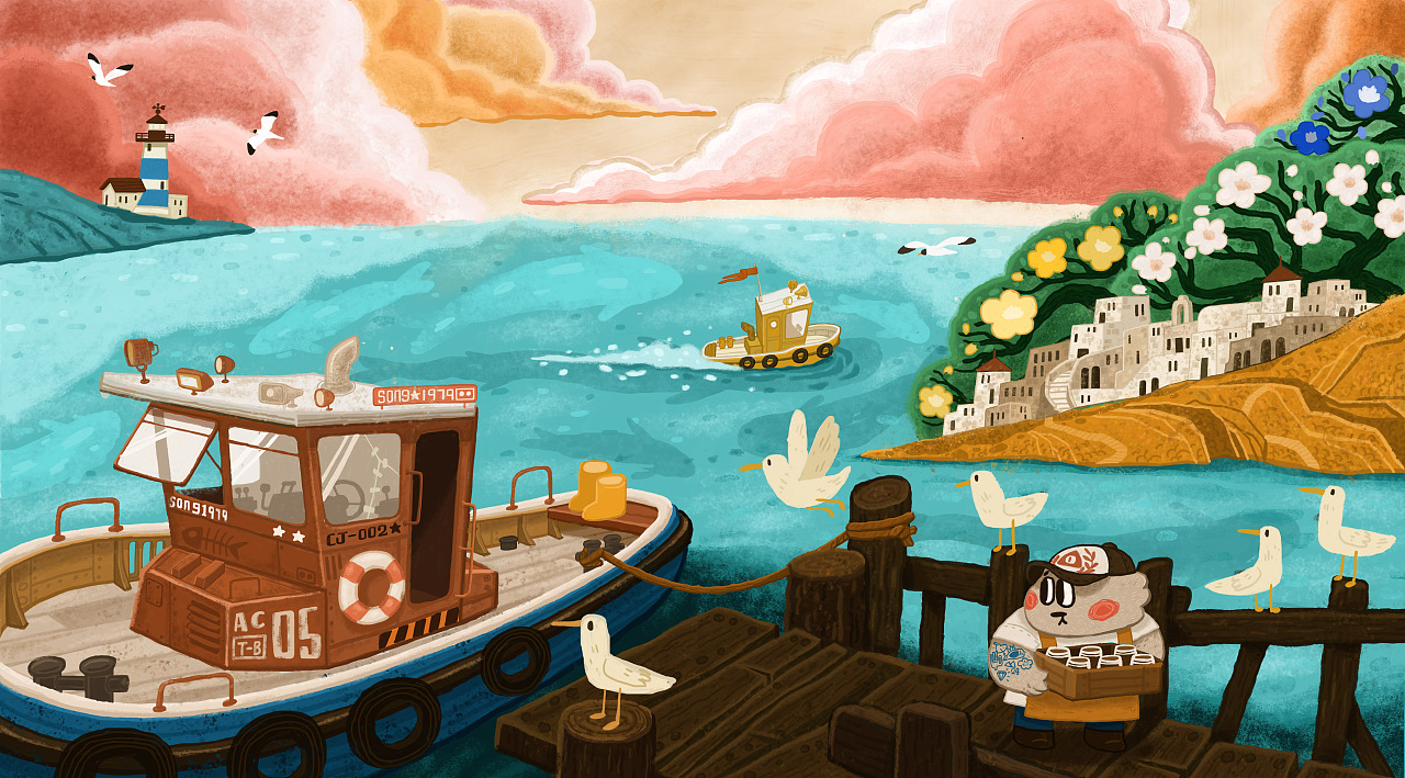 船|插画|创作习作|song1401 - 原创作品 - 站酷 (zcool)