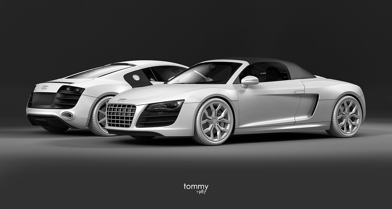 Audi-R8 V10 5.2 FSI quattro Audi R8 Spyder 5.2&n(图ZNjQwODc0NA==) - 机械/交通 - 站酷设计师Tommy_林冲原创素材 - 站酷ZCOOL