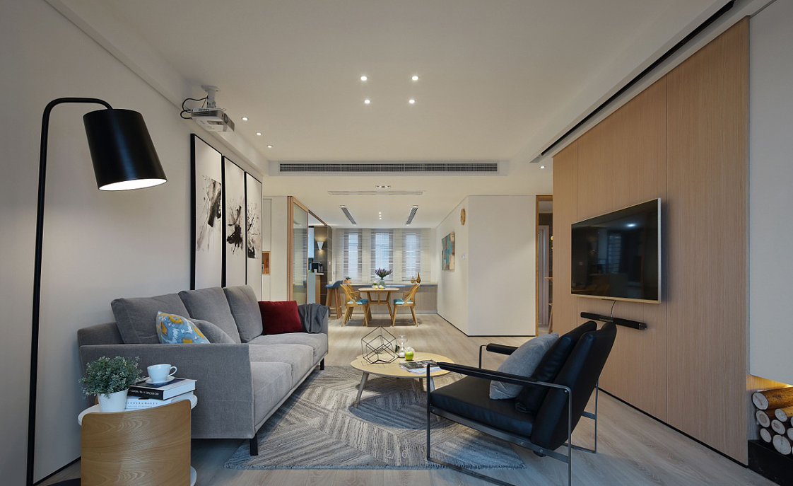 成都百纳装饰 128平米都市简约风格