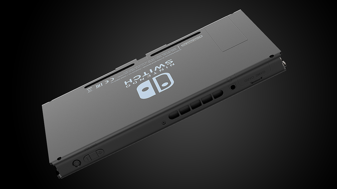 超高精度任天堂Nintendo Switch---C4D建模渲染
