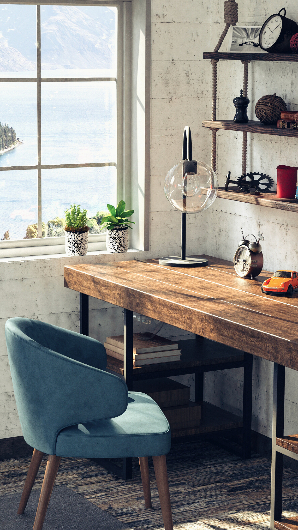 keyshot9复古场景渲染