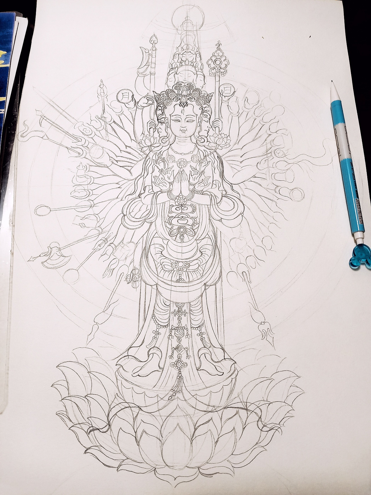 南无大慈大悲救苦救难千手千眼广大灵感观世音菩萨