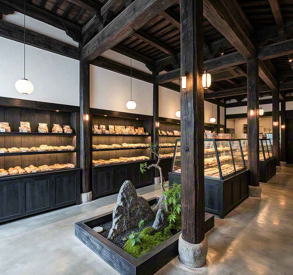 日式风顶满的“小京都”烘焙店