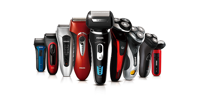 修图作品赏析(第二季):高端家电商业修图赏析-剃须刀等小家的电修图和简约海报