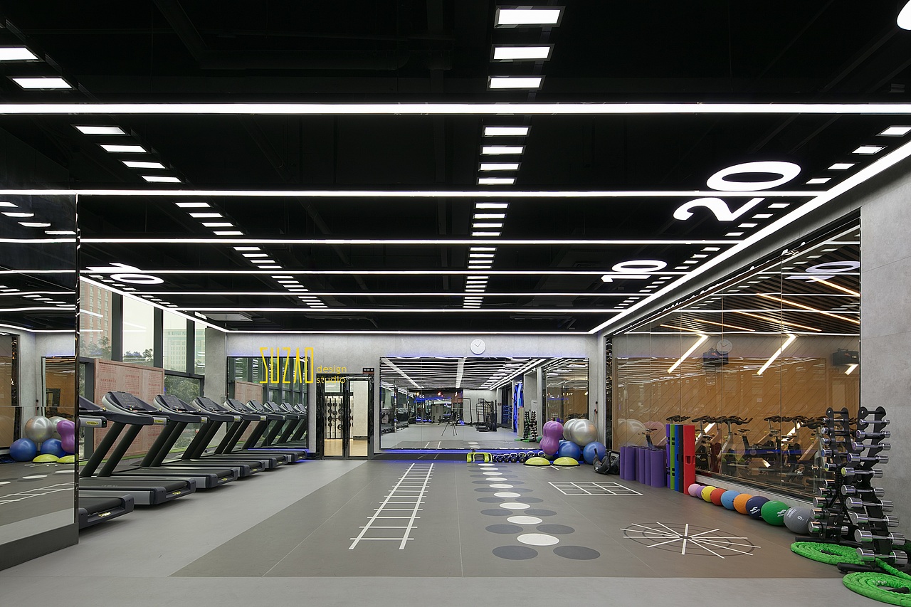 SUZAO Design Studio | 商业空间作品 C-SPORT健身房（图ZMTA0MzI3MzQw） - 家装设计 - 站酷设计师JAKE咫原创素材 - 站酷ZCOOL