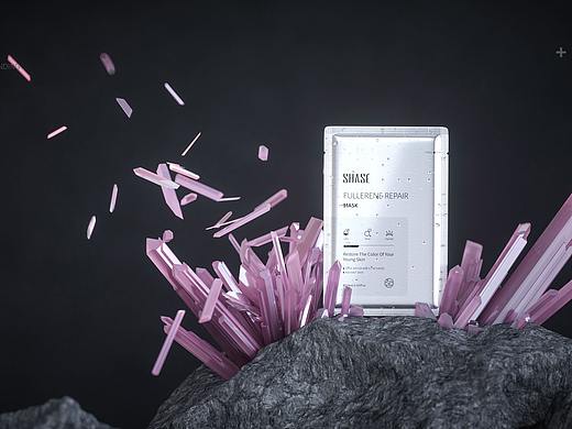 化妆品面膜包装海报设计