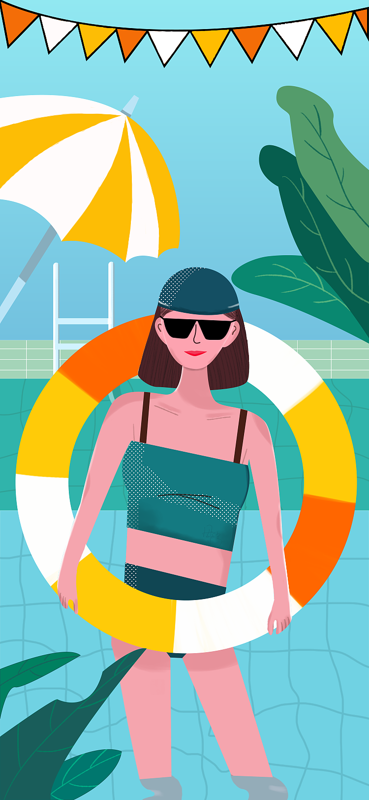 矢量插画临摹（图ZMjYwMjgzMzk2） - 闪屏/壁纸 - 站酷设计师周子陌原创素材 - 站酷ZCOOL