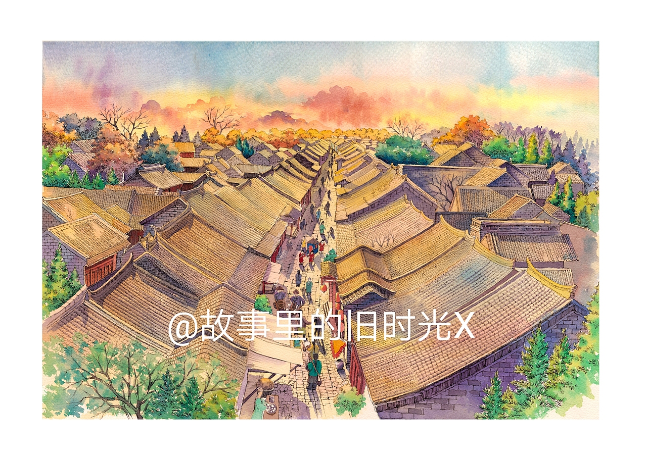 一座拥有两千多年历史的古城（图ZOTcyNjYwMTI=） - 商业插画 - 站酷设计师A时间A原创素材 - 站酷ZCOOL