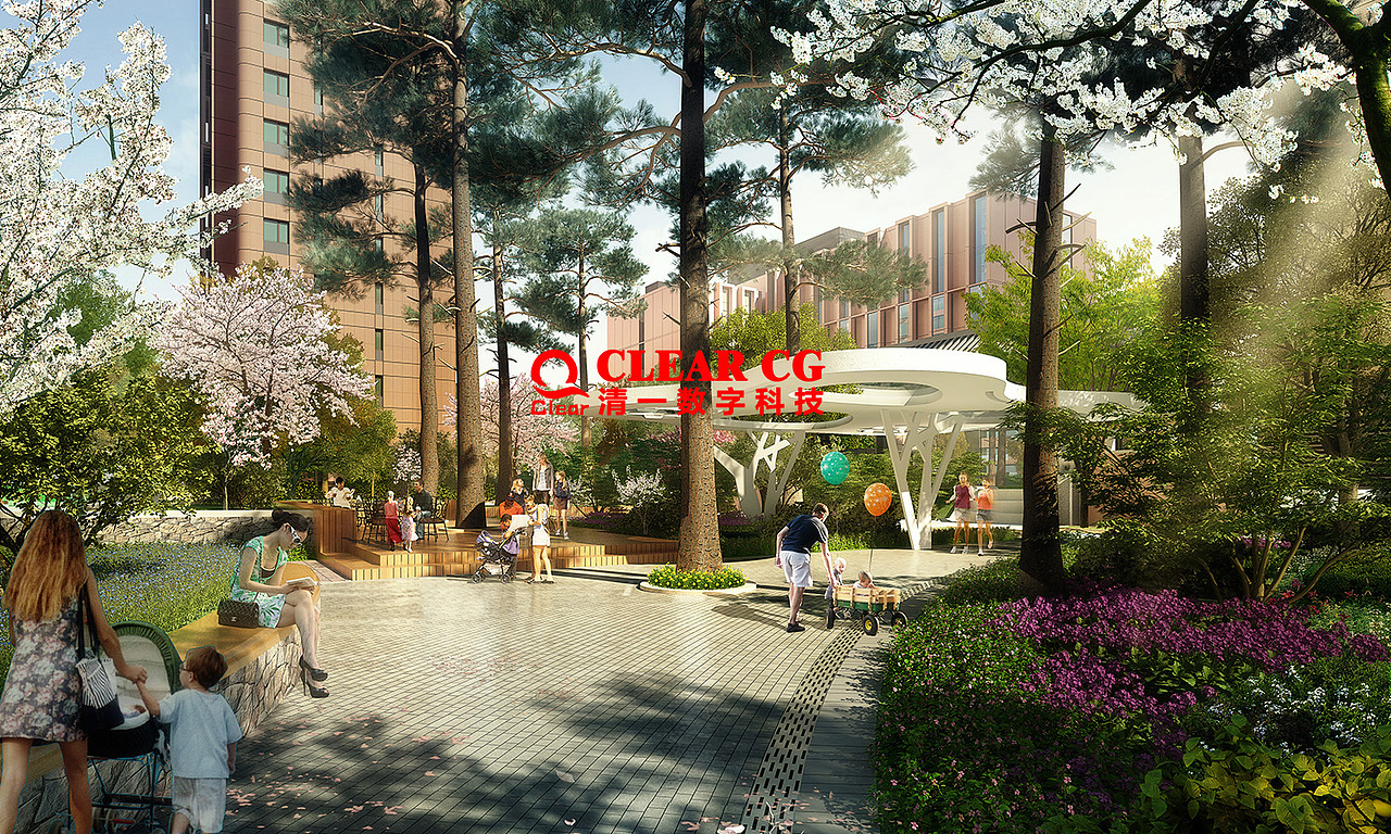 景观表现（图ZMTA5MjgwMjY0） - 景观设计 - 站酷设计师清一数字科技原创素材 - 站酷ZCOOL