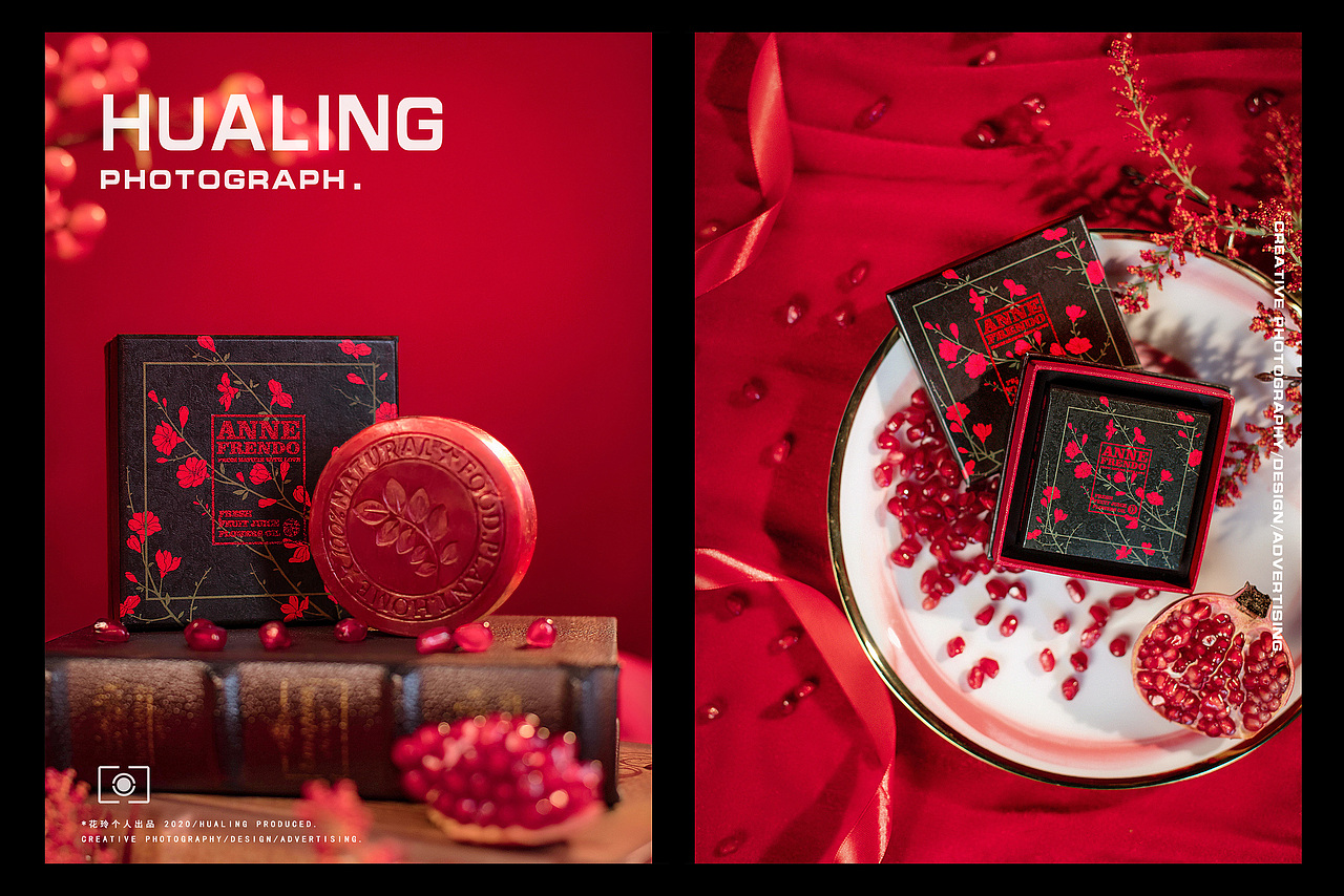 红色视觉 I 红石榴洁面皂产品拍摄（图ZMjAyOTk3NDgw） - 产品摄影 - 站酷设计师花玲yu原创素材 - 站酷ZCOOL