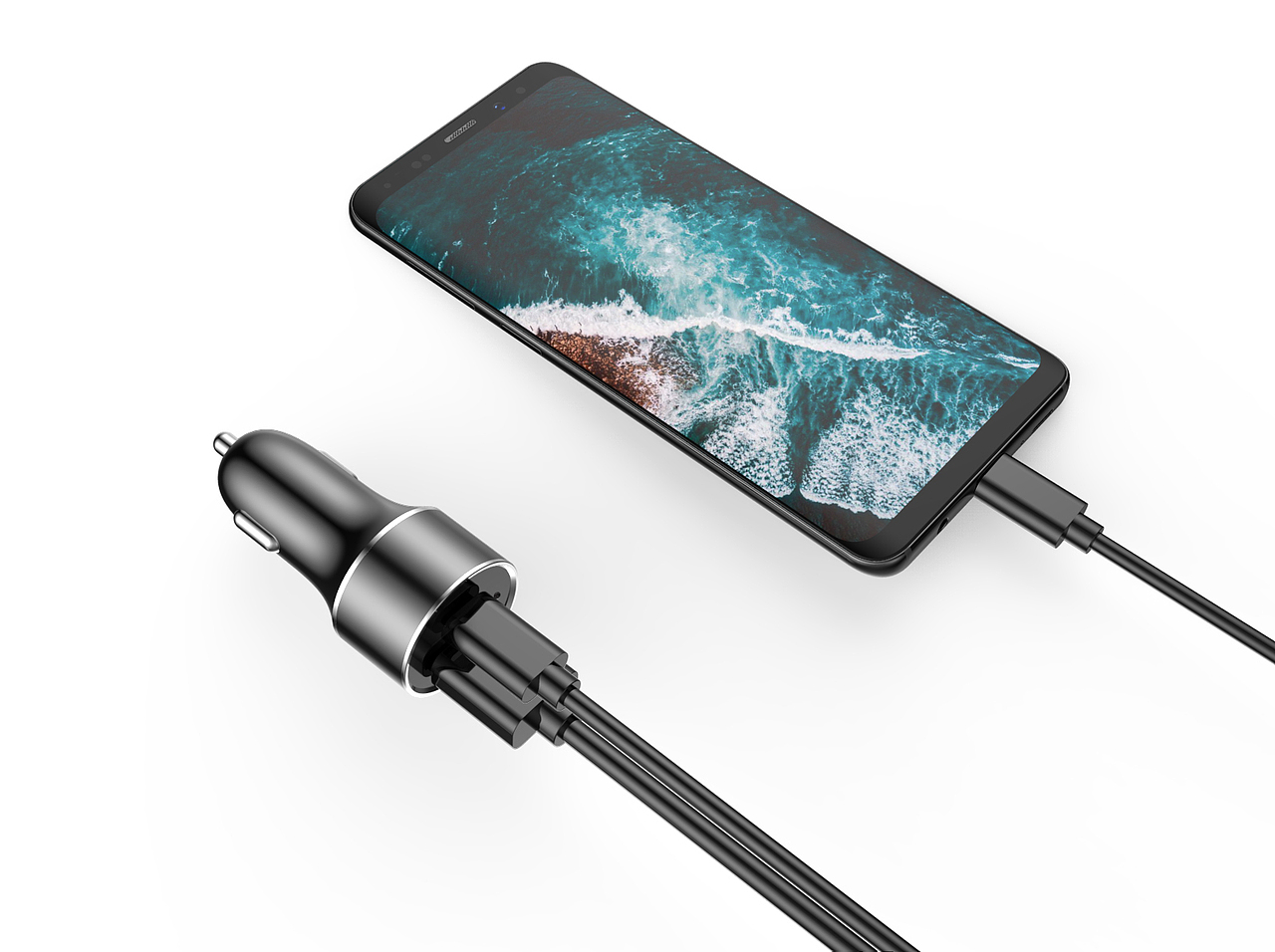 车载充电器建模渲染