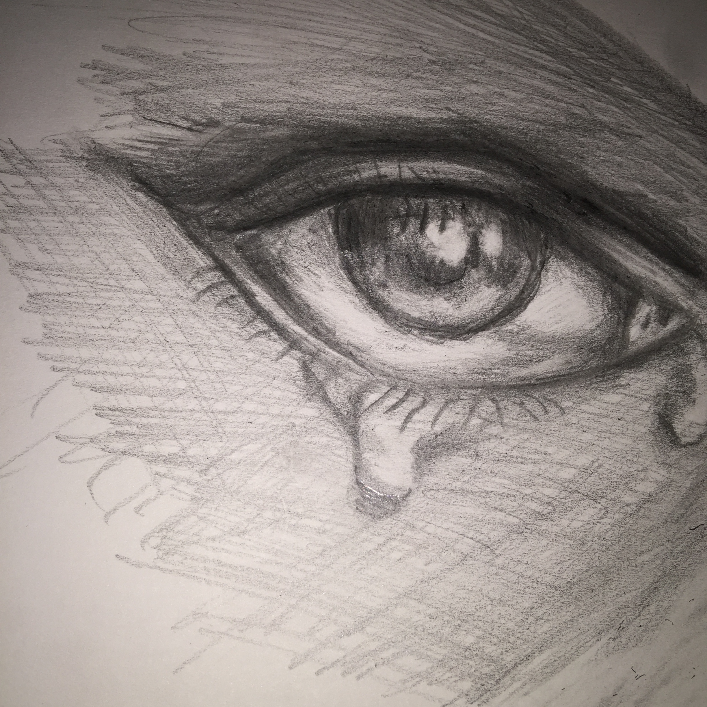 素描画眼泪—素描学习之路