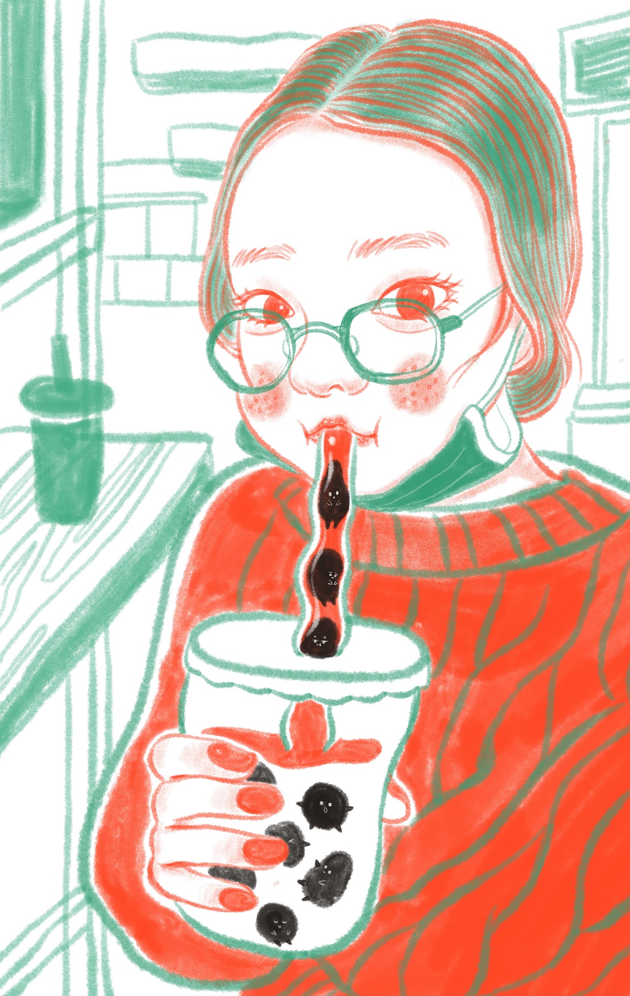 一些自/她/他画像~