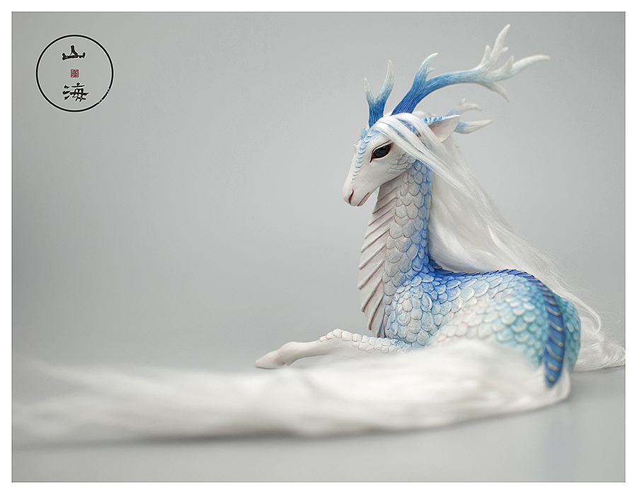 国风原创神兽山海之麒麟