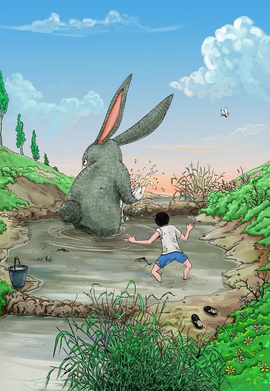 兔先生（图ZMjU4NjAzNDUy） - 艺术插画 - 站酷设计师插画师海豹原创素材 - 站酷ZCOOL