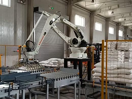 面粉包装高位码垛机 全自动包装码垛机 码垛机生产厂家