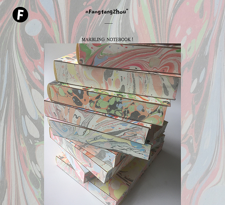 Marbling Ebru 墨流 湿拓画 本子 （四）（图ZNjM1MzEyNjQ=） - 图案 - 站酷设计师fangfangzhou原创素材 - 站酷ZCOOL