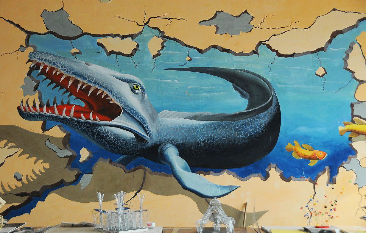 朔州墙绘＃朔州手绘墙＃朔州彩绘＃朔州墙体彩绘＃墙画