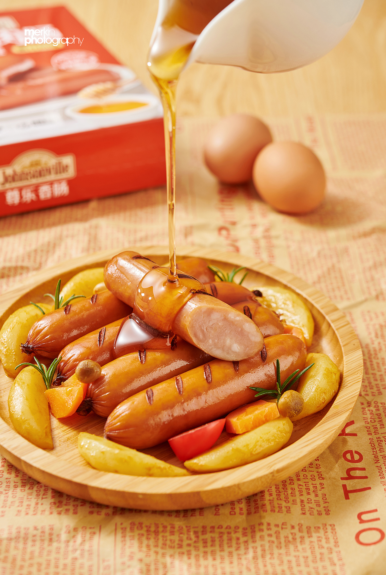 竺生老师美食拍摄食品摄影鸡肉肠摄影上海