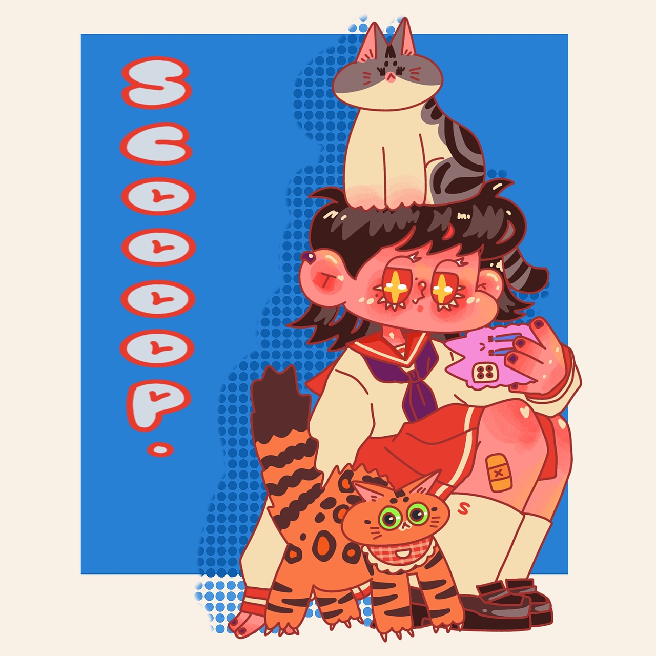 一些花里胡哨的小图（图ZMjc1NjI0MDky） - 新锐潮流插画 - 站酷设计师SCOOOOP勺子原创素材 - 站酷ZCOOL