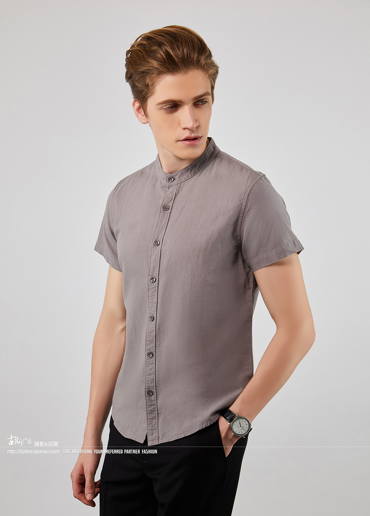 男装拍摄衬衫t恤 男鞋男包淘宝摄影男外模外景服装拍摄