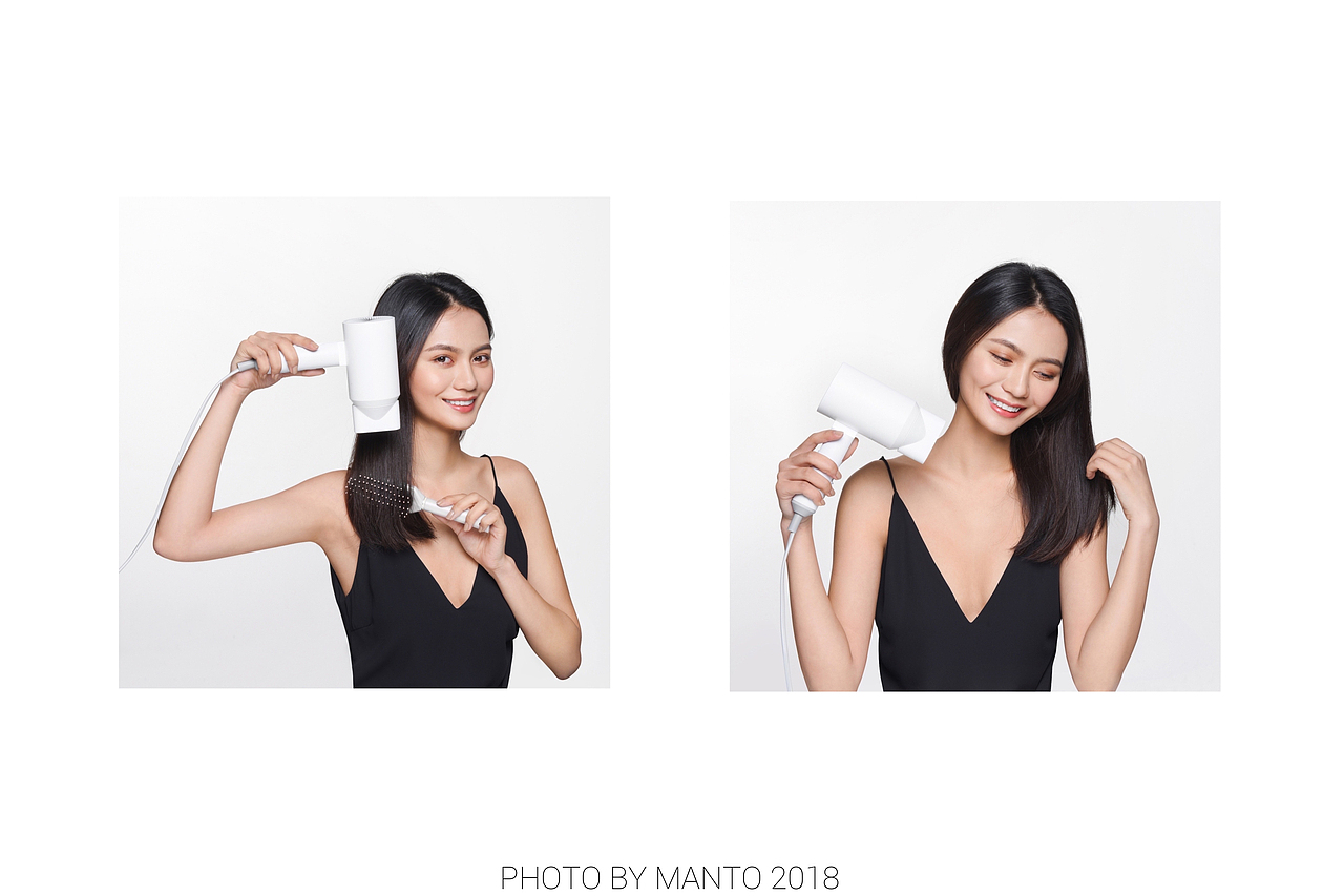 杭州产品摄影|3C电器静物|模特拍摄|负离子电吹风