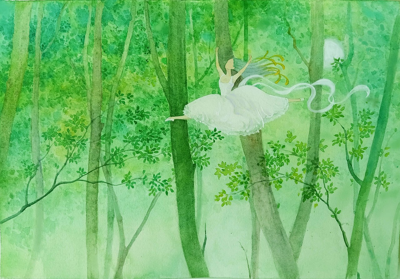 森（图ZMjgyNzU5ODAw） - 艺术插画 - 站酷设计师冉小稳原创素材 - 站酷ZCOOL