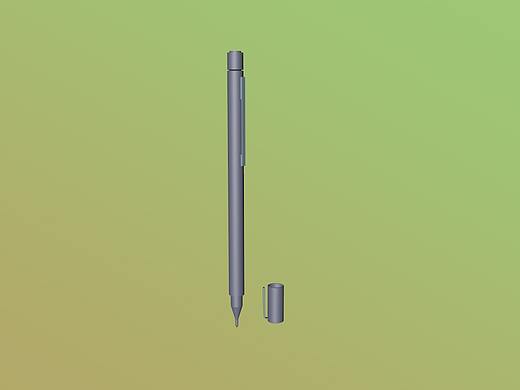 C4D样条建模练习——笔