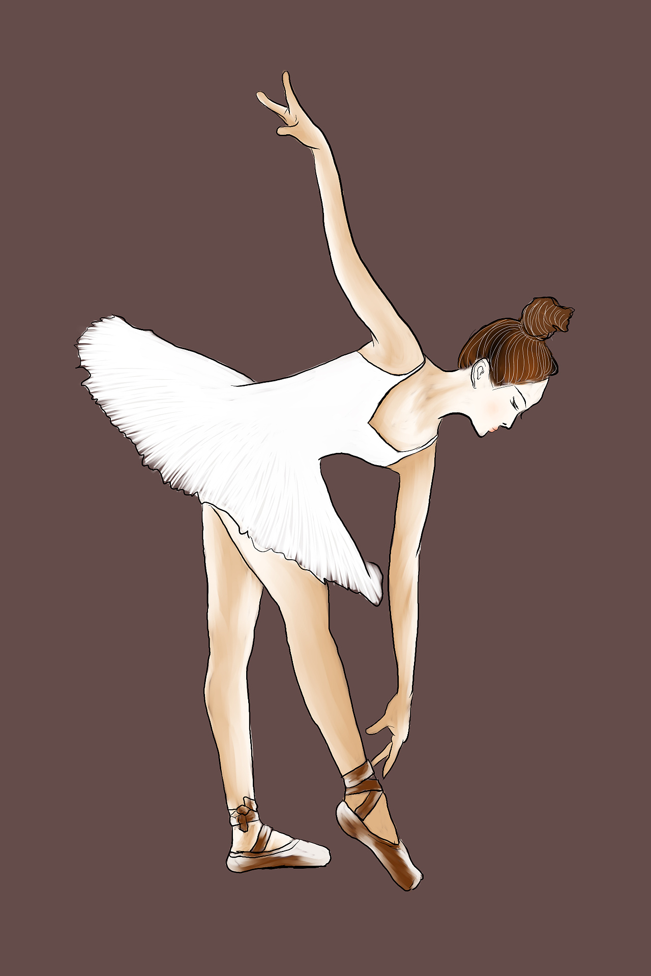 芭蕾舞者怎么画,最漂亮芭蕾舞者简笔画 - 伤感说说吧