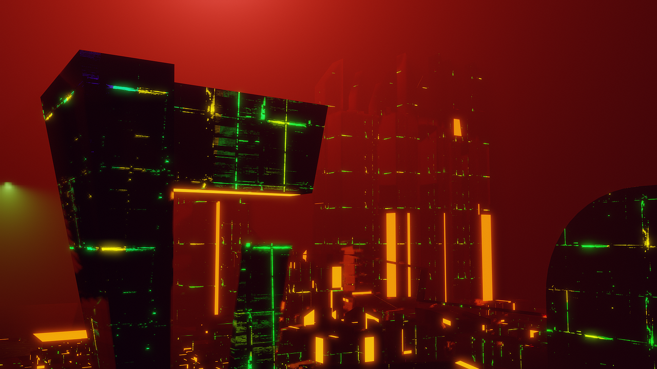 blender未来城市小练习（图ZMTg0MjY1MzE2） - 建筑/空间 - 站酷设计师麦当叔劳劳原创素材 - 站酷ZCOOL
