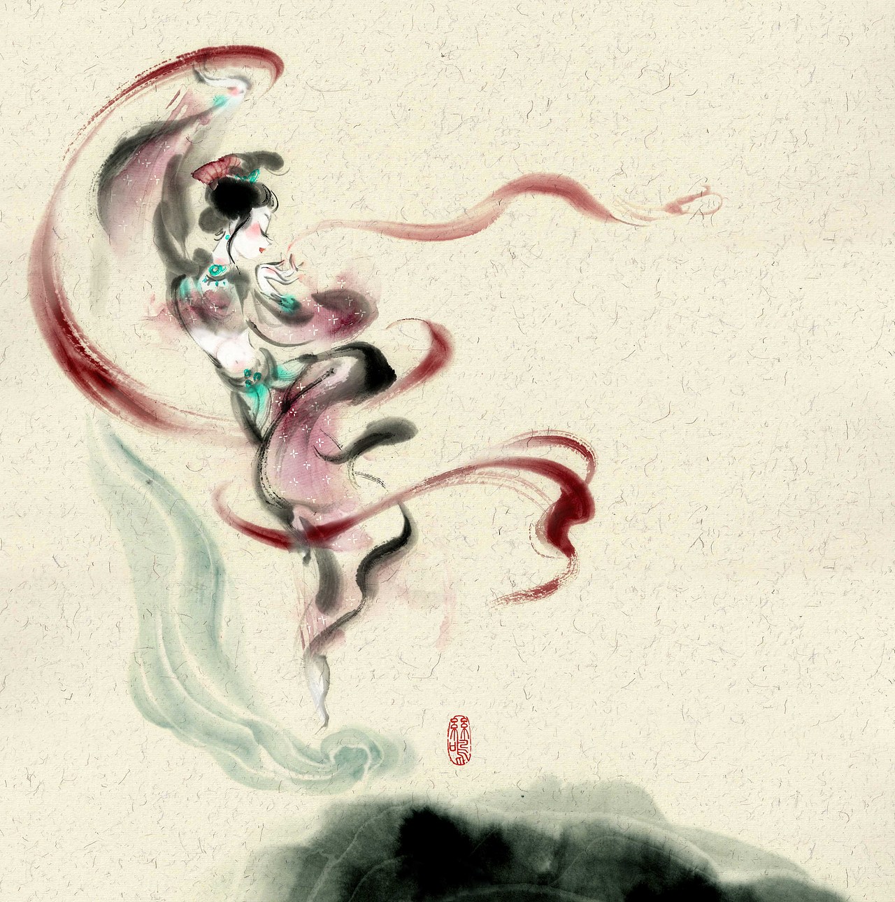 又一年初春墨涂（图ZMjk4Mjc5MDY0） - 商业插画 - 站酷设计师丝鸣原创素材 - 站酷ZCOOL