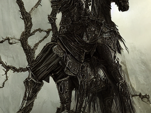 #AI创作实验室#哥特式城堡，树木枯萎，一个头戴乌鸦头（个人主页-ZNjI1MzQ3Mjg=） - AI作品 - 站酷设计师陈家大浩原创素材 - 站酷ZCOOL