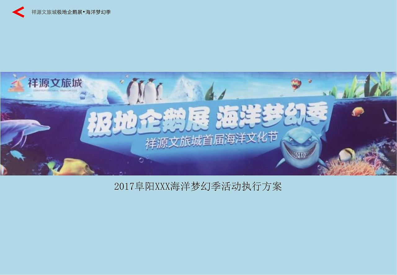 2017阜阳XXX海洋梦幻季活动执行方案-烽策网