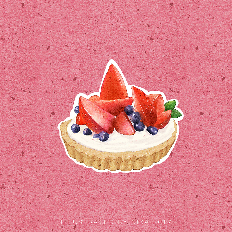 手绘甜品系列