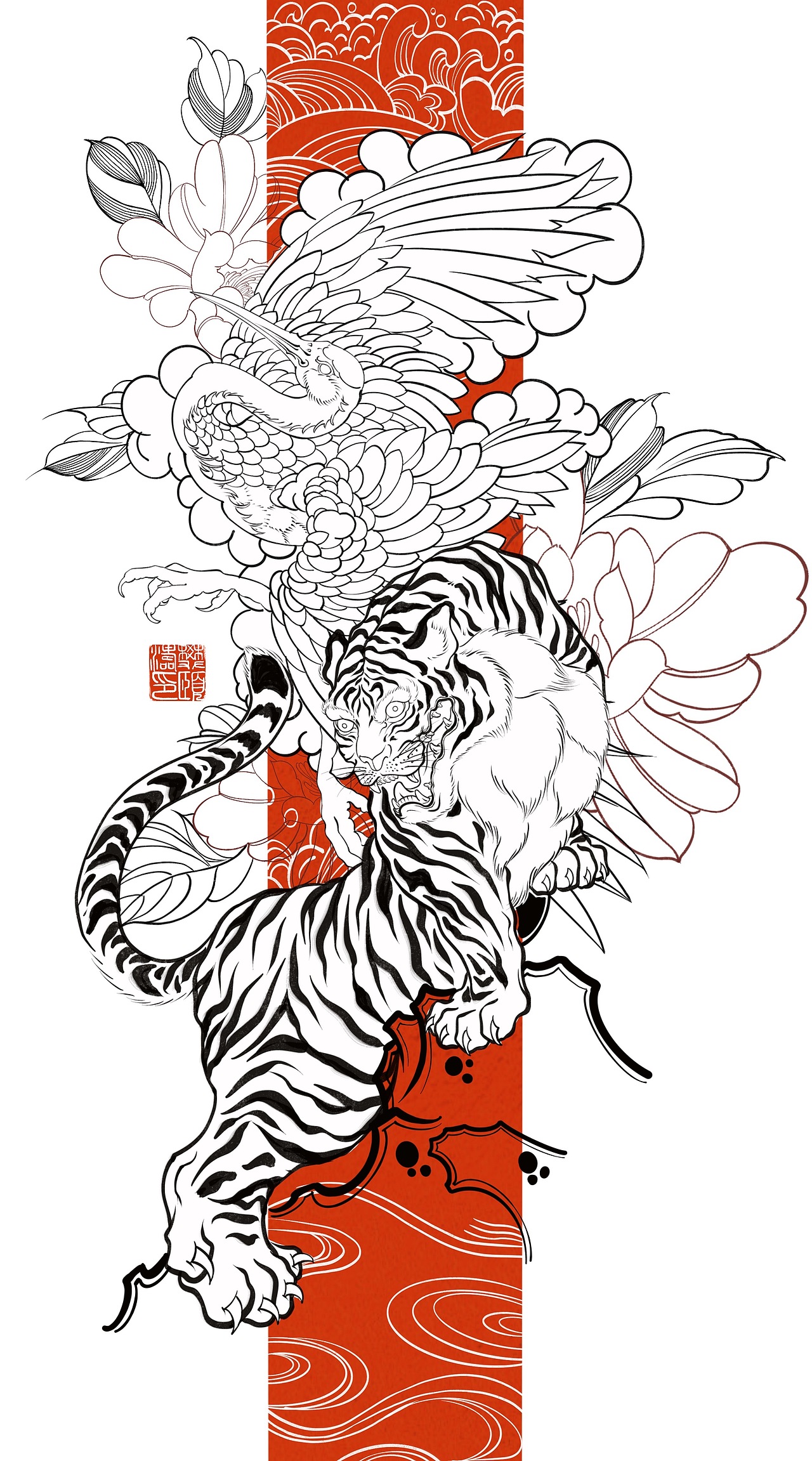 如虎添“亿”（图ZMjg1MDMzNzMy） - 商业插画 - 站酷设计师有一只小猴原创素材 - 站酷ZCOOL