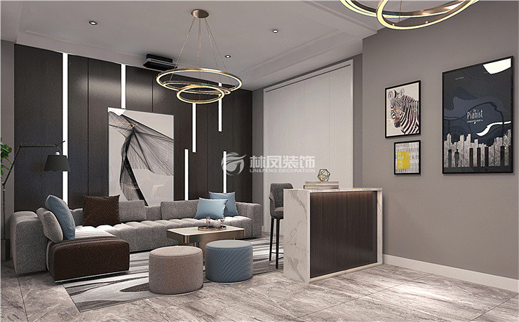 清河半岛270㎡民宿风格别墅装修效果图（图ZMTg4Mzc5OTQ0） - 家装设计 - 站酷设计师林凤装饰原创素材 - 站酷ZCOOL