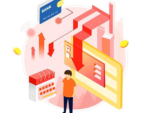 金融APP 2.5D启动页