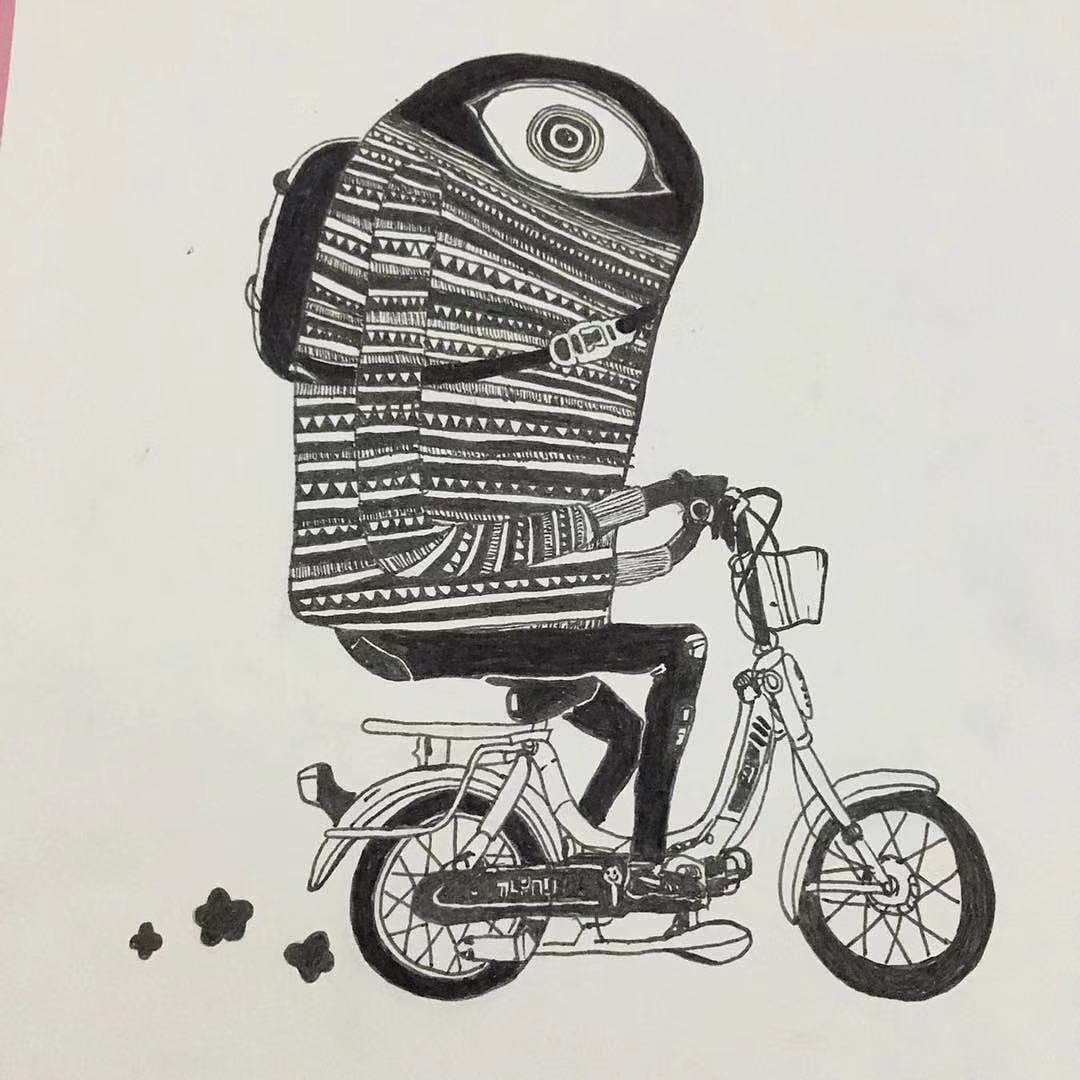 针管笔手绘练习