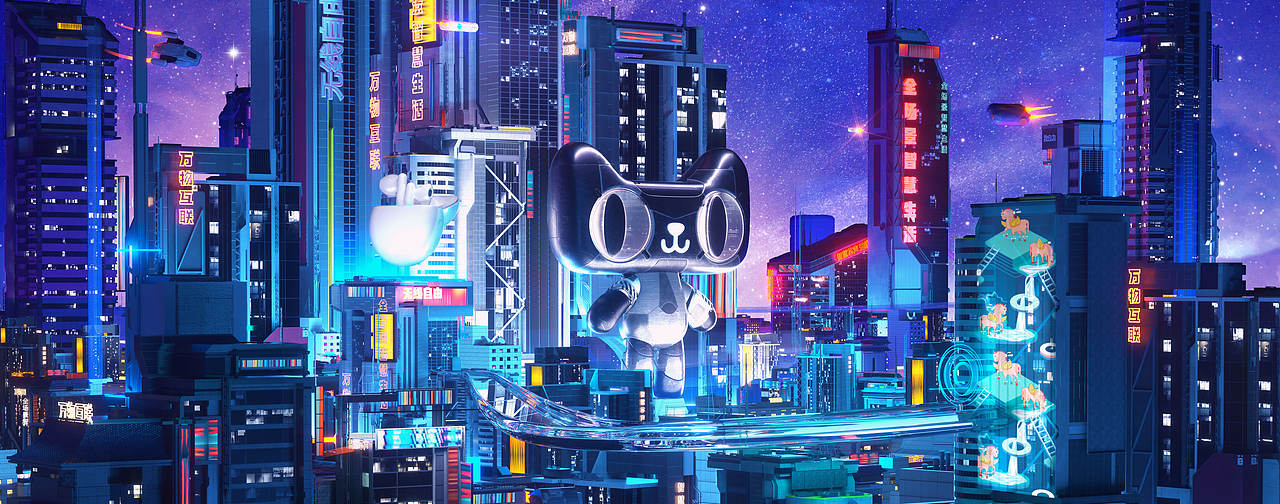 天猫国潮来了 •非遗猫公仔(图ZMTg0MDY4MTU2) - 场景 - 站酷设计师杭州幻绮原创素材 - 站酷ZCOOL