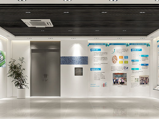 郑州棉麻所展厅设计案例-郑州企业展厅设计案例效果图