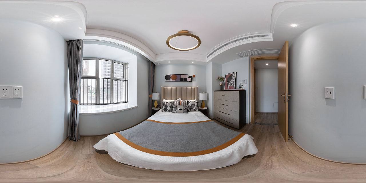 样板间全景拍摄360度vr全景启东新湖绿城海上明月
