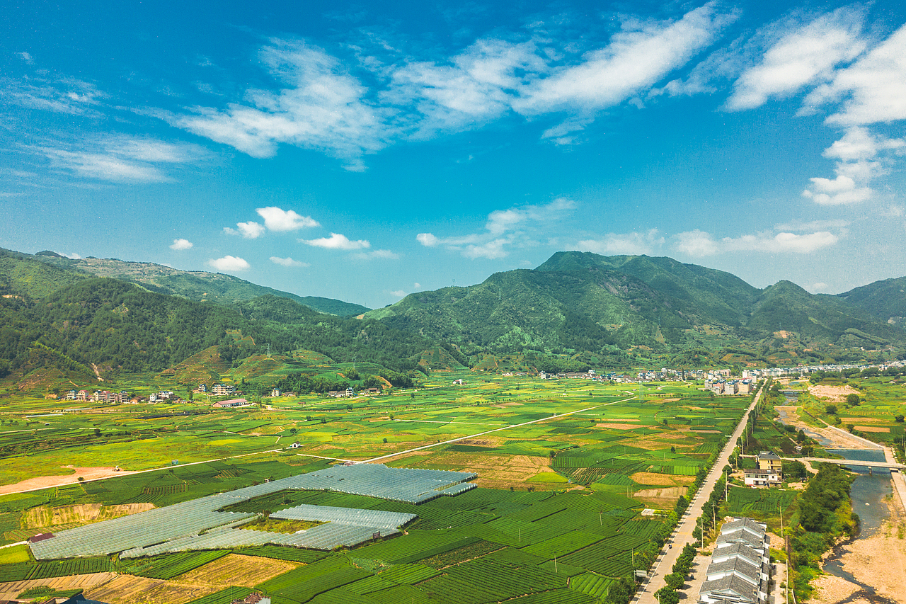 浙江遂昌梯田航拍风光摄影