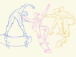 「28天」速写打卡挑战——第一周【OLLIE】