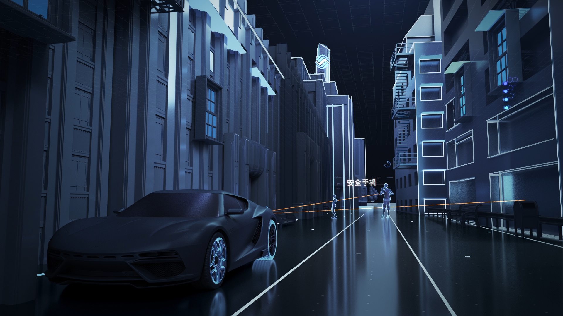 中国移动-科技感风格三维动画