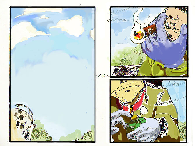 漫画《核战》（图ZMTE3MzI4NTY=） - 中/长篇漫画 - 站酷设计师Edwarde_Liu原创素材 - 站酷ZCOOL